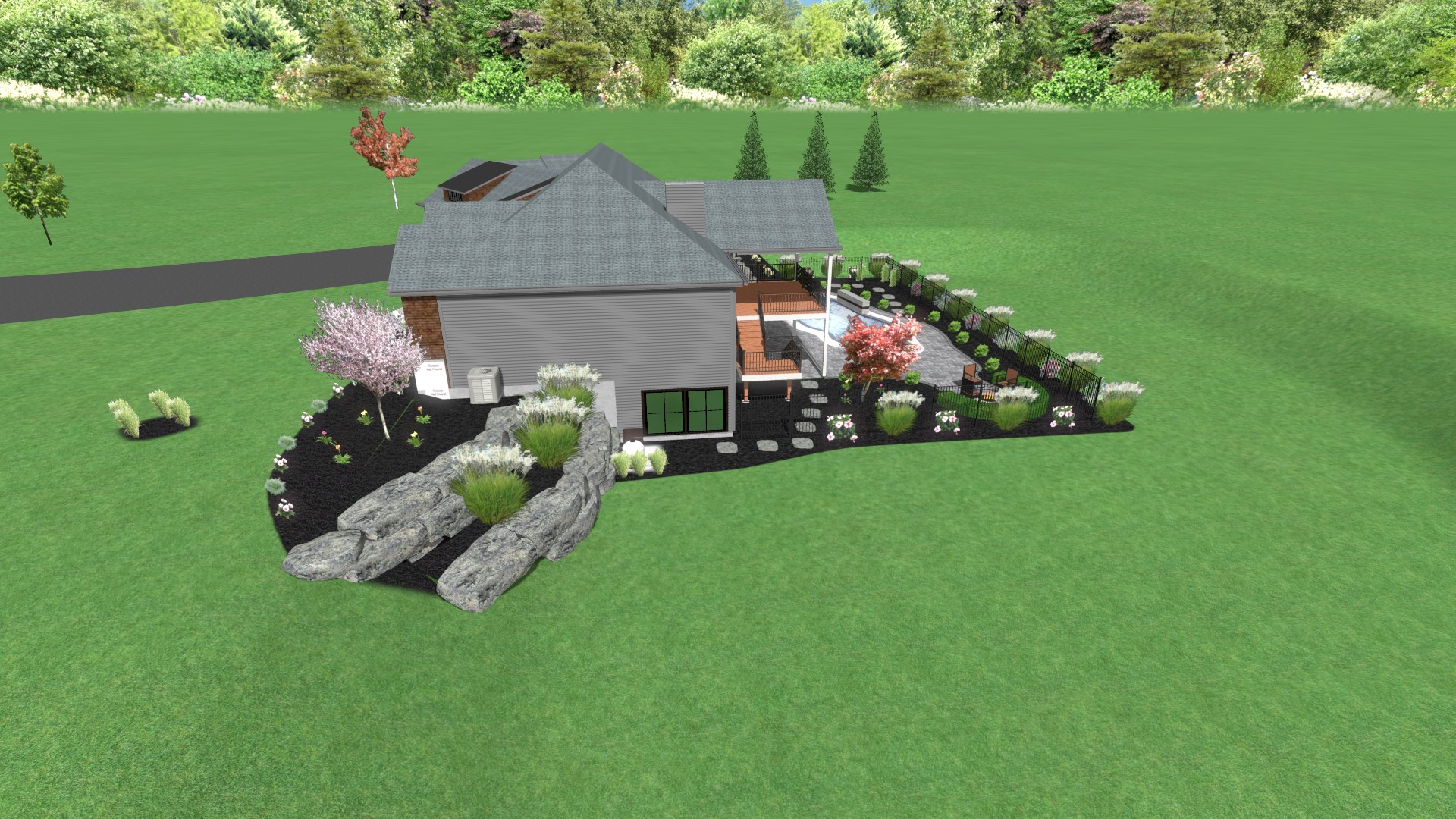 3D Rendering - Side View